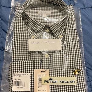 NWT Peter Millar Dress Shirt size M
